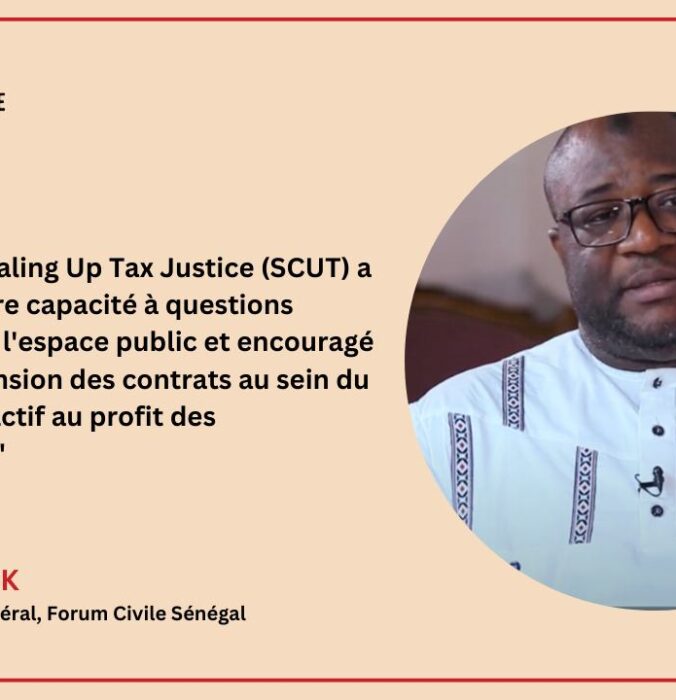 Le projet Scaling Up Tax Justice (SCUT) l.